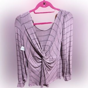 Lazy Sundays Twist Back Sweater